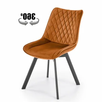 Scaun K520 velvet cinnamon imagine