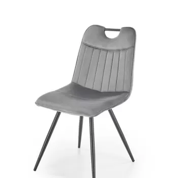 Scaun K521 velvet gri imagine