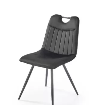 Scaun K521 velvet negru imagine
