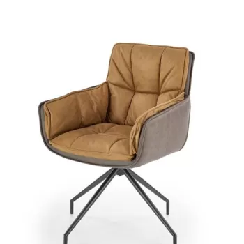 Scaun K523 tapitat maro imagine