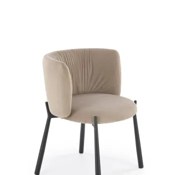 Scaun K531 velvet bej imagine