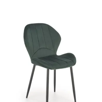 Scaun K538 velvet verde inchis H85 cm imagine