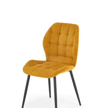 Scaun K548 stofa mustariu H84 cm imagine