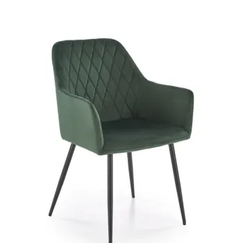 Scaun K558 velvet verde inchis imagine