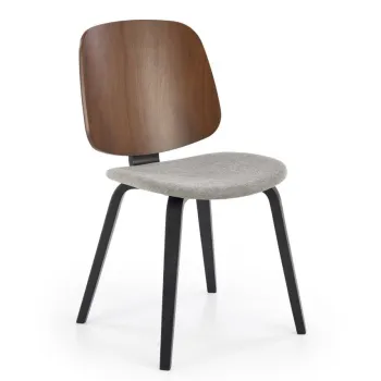 Scaun K563 nuc/gri/negru H81 cm imagine