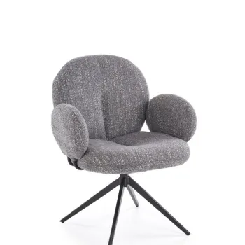 Scaun K568 stofa gri H82 cm imagine