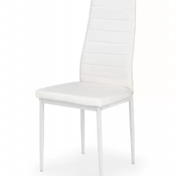 Scaun K70 piele ecologica alb imagine