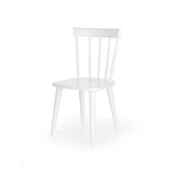Scaun lemn Barkley alb - H 89 cm imagine