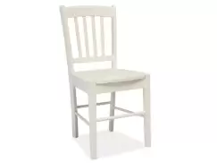 Scaun lemn CD-57 alb - H 85 cm imagine