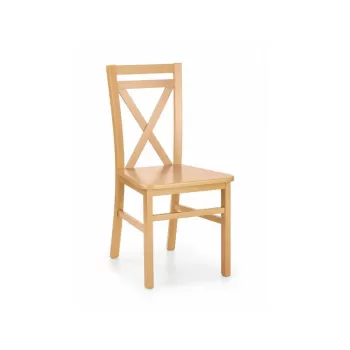 Scaun lemn + MDF Dariusz2 miere - H 90 cm imagine