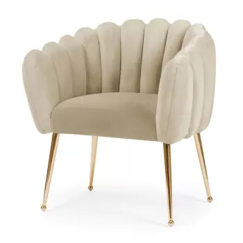 Scaun Lili bej/gold - H81 cm imagine