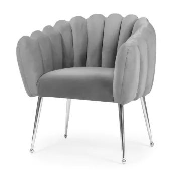 Scaun Lili gri/silver - H81 cm imagine