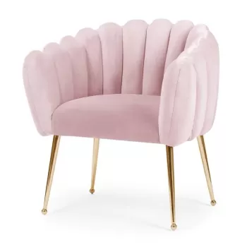 Scaun Lili roz/gold - H81 cm imagine