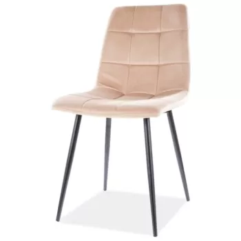 Scaun Mila velvet bej Blu28 imagine