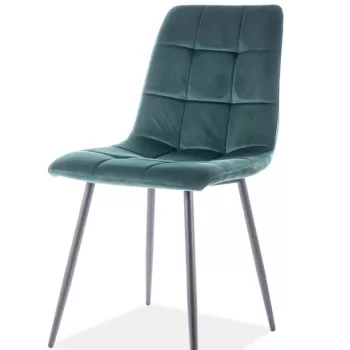 Scaun Mila velvet verde Blu78 imagine