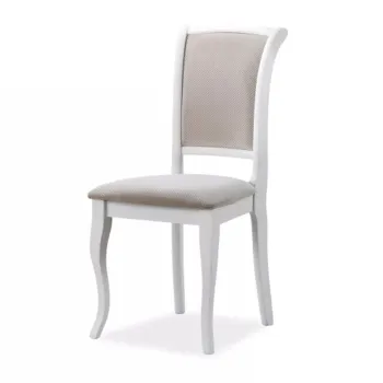 Scaun MN-SC bej/alb Tap.132 imagine