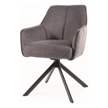 Scaun Notti Brego gri 18/negru imagine