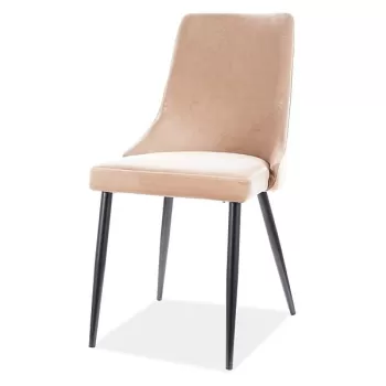 Scaun Piano B Velvet Bej - l47 x A44 x H93 cm imagine