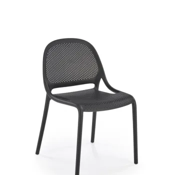 Scaun plastic K532 negru imagine