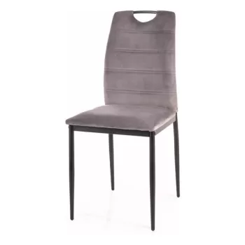 Scaun Rip velvet gri Blu14 imagine