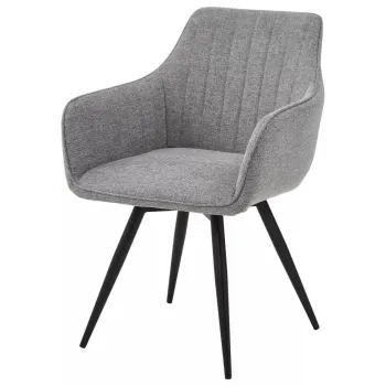 Scaun rotativ Ballo gri/negru Brego07 imagine