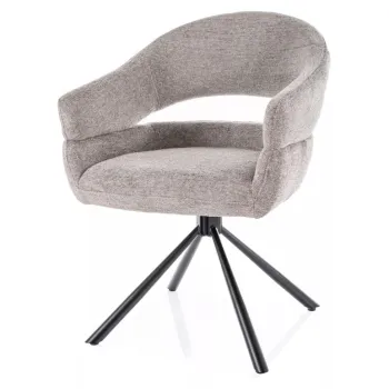 Scaun rotativ Borgo gri/negru Raven07 imagine