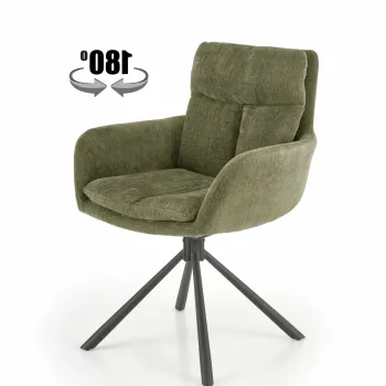 Scaun rotativ K495 stofa olive imagine
