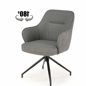 Scaun rotativ K527 gri/gri imagine