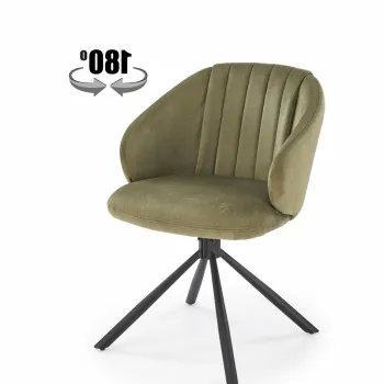 Scaun rotativ K533 stofa olive imagine