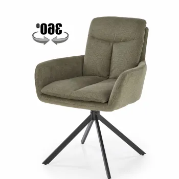 Scaun rotativ K536 stofa olive imagine