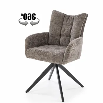 Scaun rotativ K540 stofa gri imagine