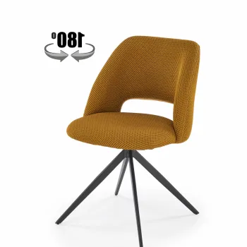 Scaun rotativ K546 mustariu imagine