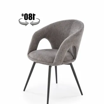 Scaun rotativ K550 stofa gri imagine