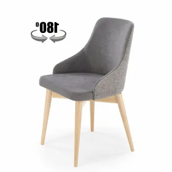 Scaun rotativ Malaga gri H79 imagine