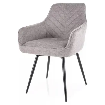 Scaun Servio gri/negru Brego07 imagine