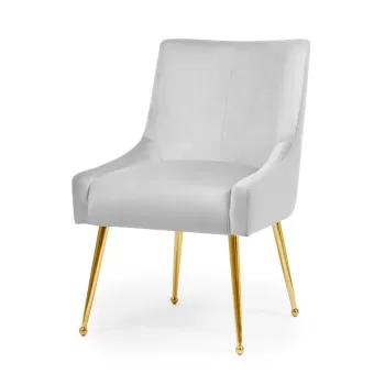 Scaun Sizar gri/gold - H86 cm imagine