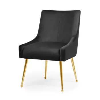 Scaun Sizar negru/gold - H86 cm imagine
