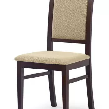 Scaun Sylwek 1 material bej nuc inchis imagine