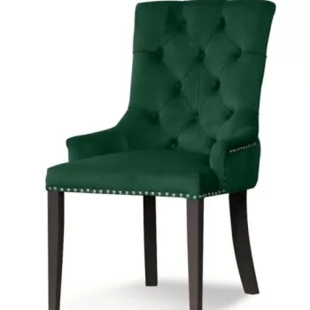 Scaun tapitat August Green / Black imagine