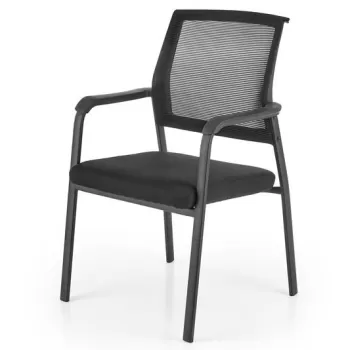 Scaun tapitat Bergen negru imagine