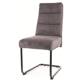 Scaun tapitat Berry Brego 18 gri inchis imagine