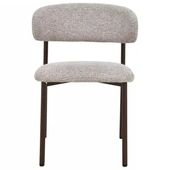 Scaun tapitat Elton II 253 bej/nuc imagine