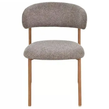 Scaun tapitat Elton II 256 cappuccino / stejar imagine