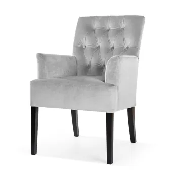 Scaun tapitat Gala Glam cu cotiera H94 cm imagine