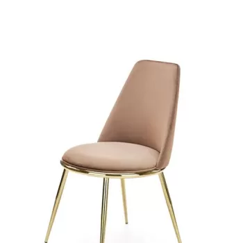 Scaun tapitat K460 - Bej/Gold imagine