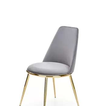 Scaun tapitat K460 - Gri/Gold imagine