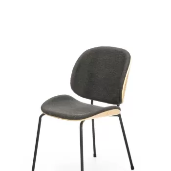 Scaun tapitat K467 stejar natural/gri inchis imagine