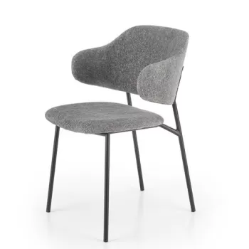 Scaun tapitat K497 gri cenusiu imagine