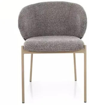 Scaun tapitat Kioto 254 gri / casmir imagine