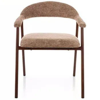 Scaun tapitat Lagos D Raven latte 34 / nuc imagine